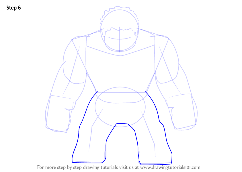 Learn How to Draw Lego The Hulk (Lego) Step by Step Drawing Tutorials