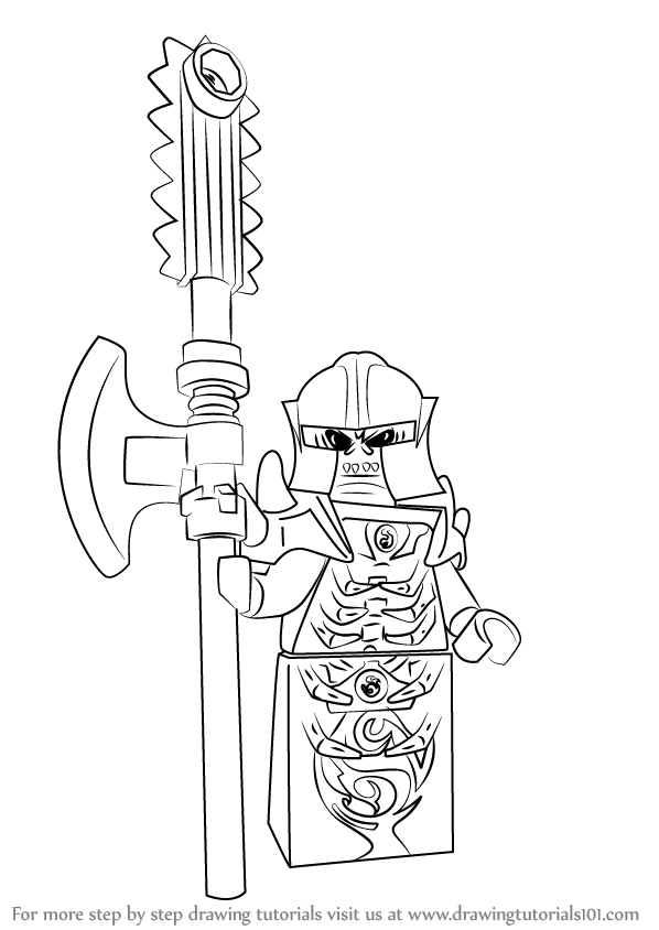 Learn How to Draw Golden Master from Ninjago (Ninjago) Step by Step Drawing Tutorials