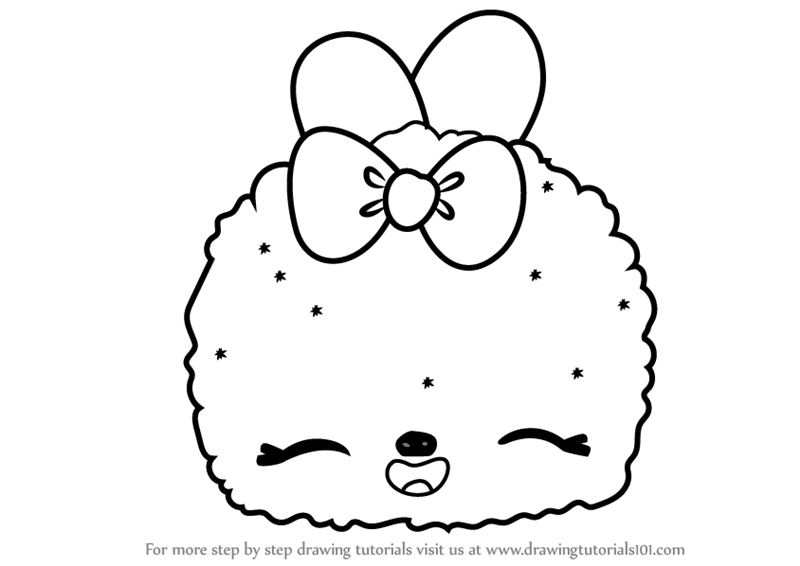 Learn How to Draw Candy Sparkle Snow from Num Noms (Num Noms) Step by