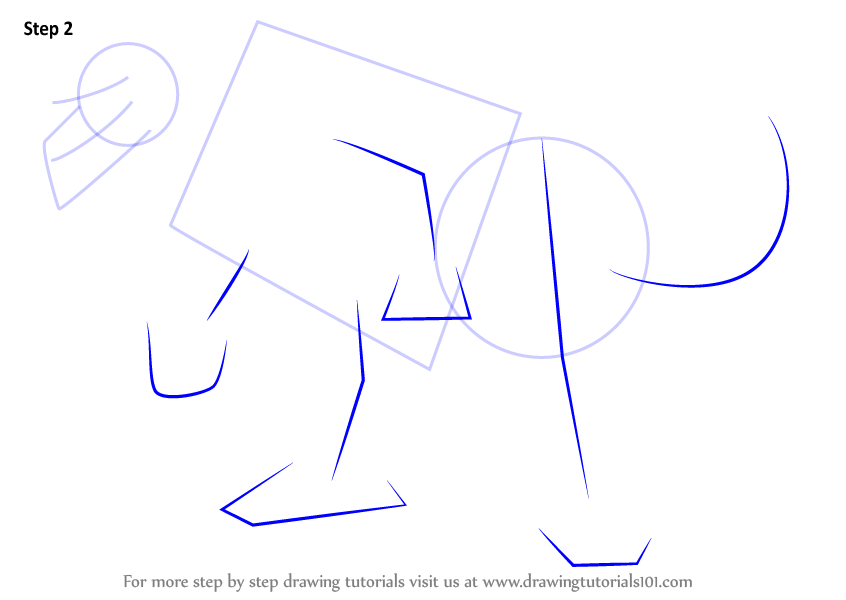 Step by Step How to Draw Grimlock Disguised from Transformers