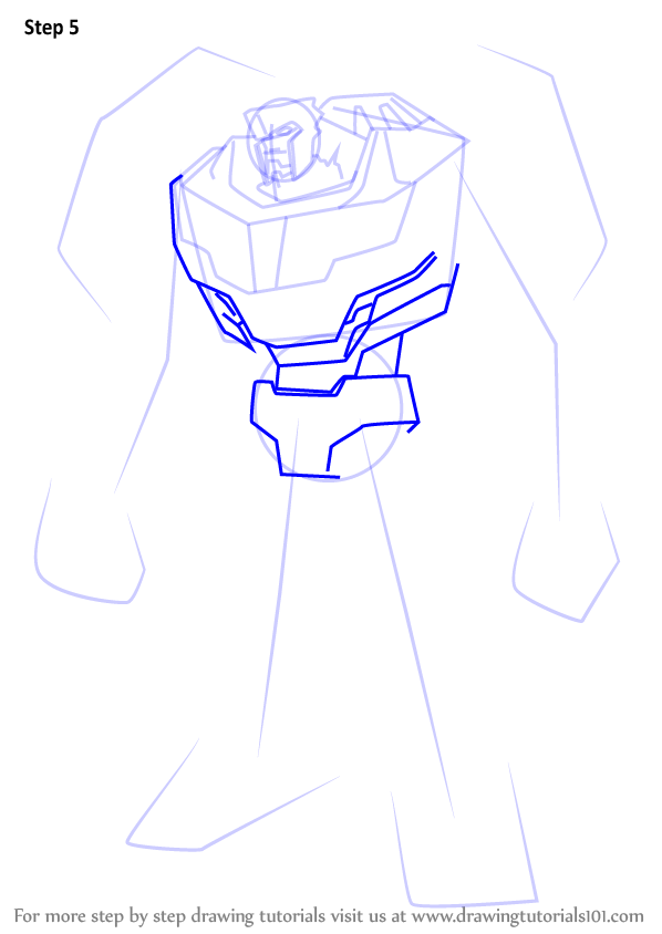 Learn How to Draw Grimlock from Transformers (Transformers) Step by Step Drawing Tutorials