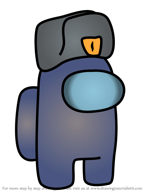 How to Draw Ushanka from Among Us (Among Us) Step by Step