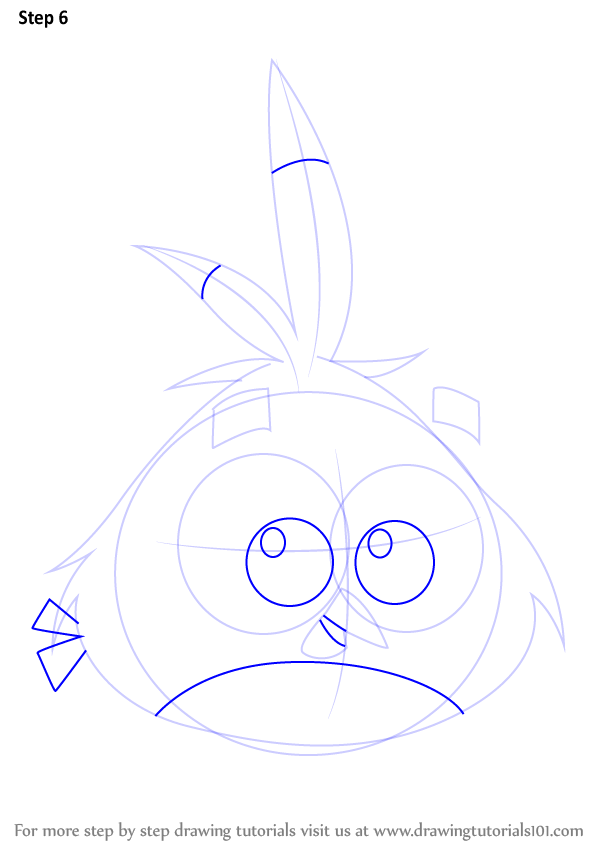 Step by Step How to Draw Luca from Angry Birds