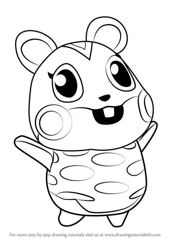 Learn How to Draw Apple from Animal Crossing (Animal Crossing) Step by