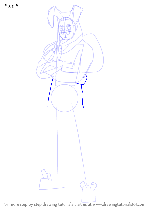 How to Draw Rabbit Raider from Fortnite (Fortnite) Step by Step