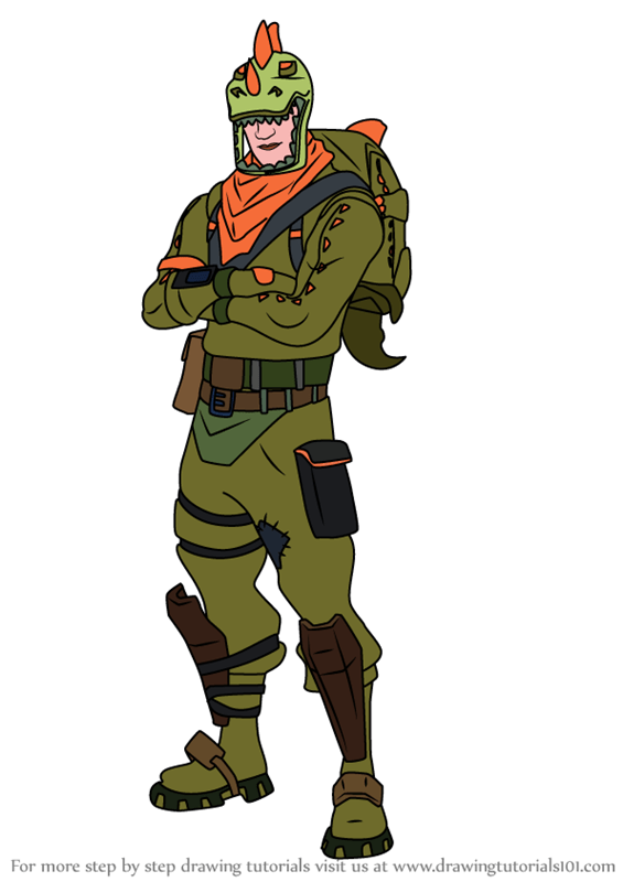 How To Draw Fortnite Rex at How To Draw