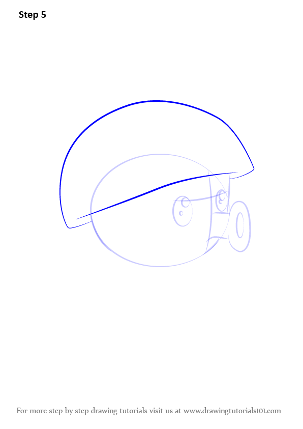 Learn How to Draw Seashroom from Plants vs. Zombies (Plants vs. Zombies) Step by Step Drawing