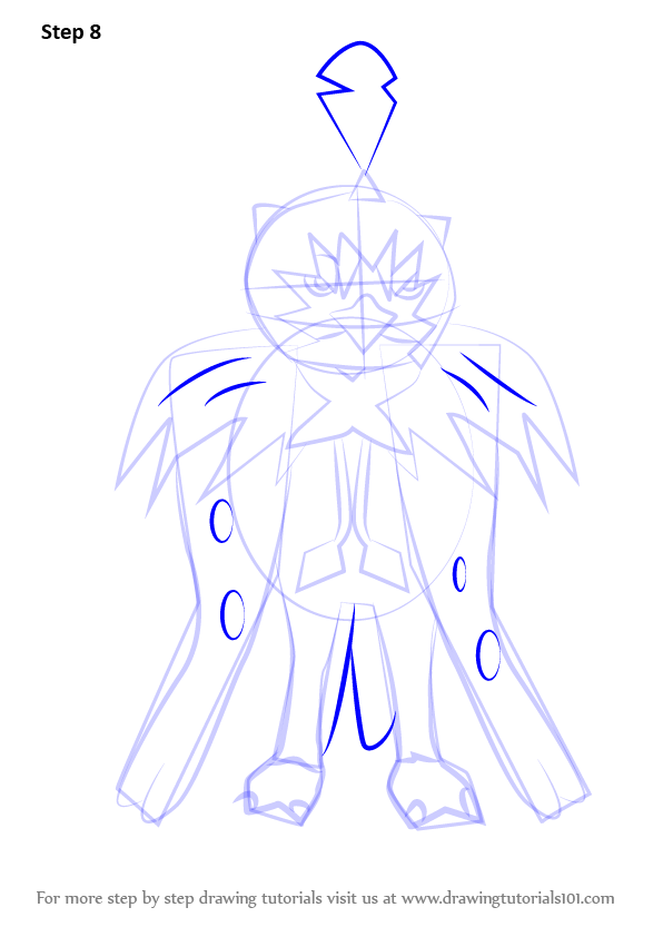 Learn How to Draw Decidueye from Pokemon Sun and Moon (Pokémon Sun and Moon) Step by Step
