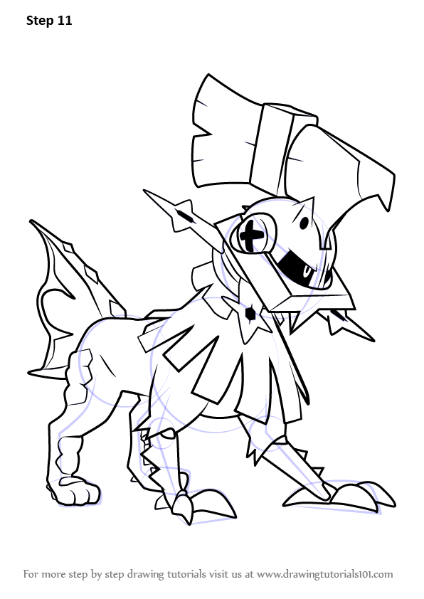 Learn How to Draw Type Null from Pokemon Sun and Moon (Pokémon Sun and