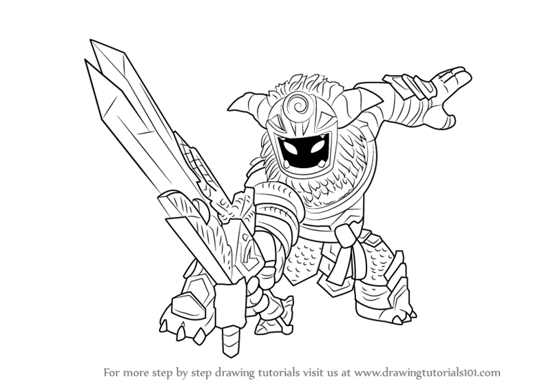 Learn How to Draw Wild Storm from Skylanders (Skylanders) Step by Step Drawing Tutorials
