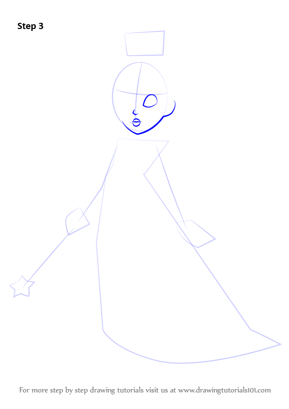 Learn How to Draw Rosalina from Super Mario (Super Mario) Step by Step Drawing Tutorials