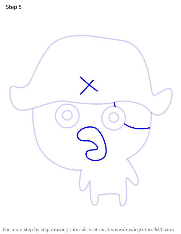 How to Draw Peketchi from Tamagotchi (Tamagotchi) Step by Step