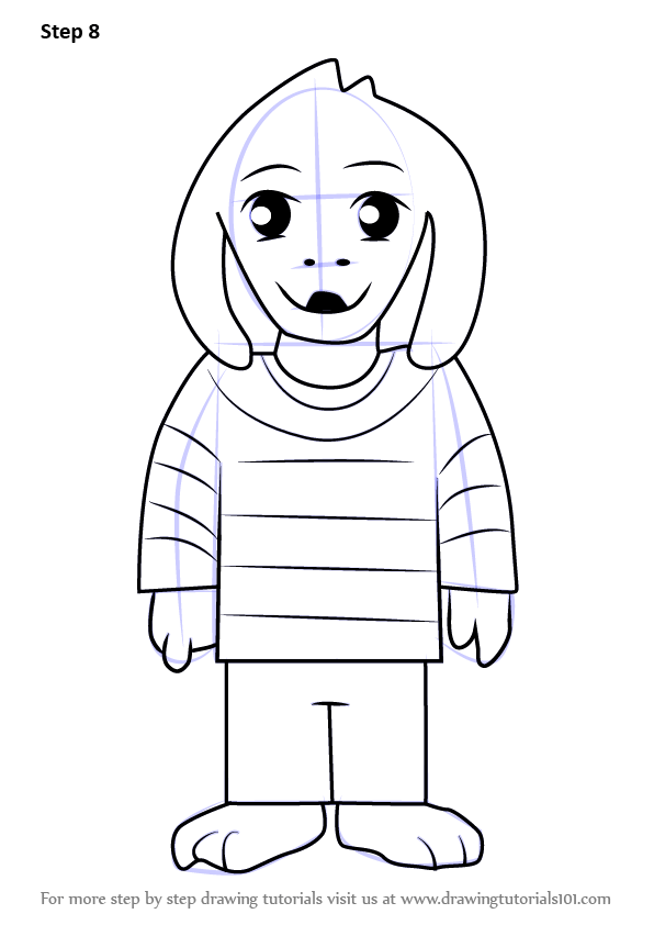 Learn How to Draw Asriel from Undertale (Undertale) Step by Step Drawing Tutorials