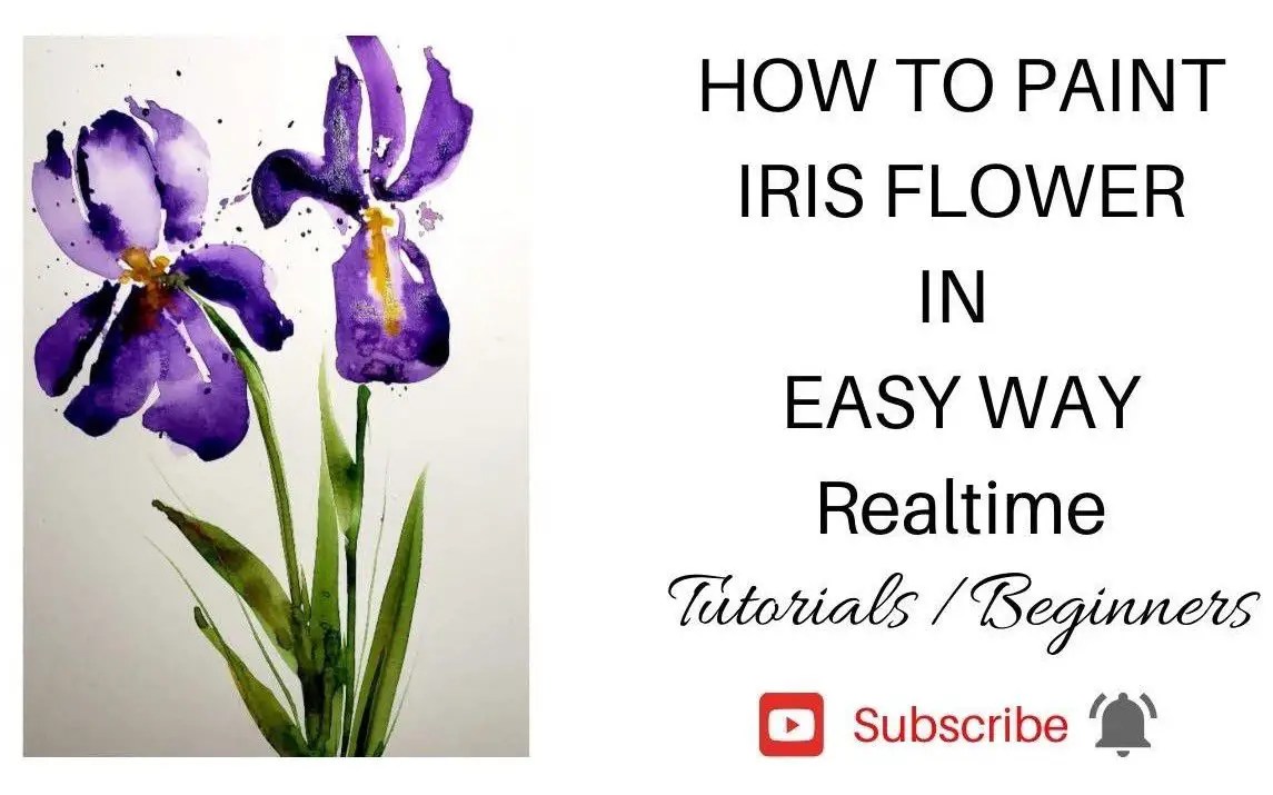 How To Paint An Iris 10 Amazing and Easy Tutorials!