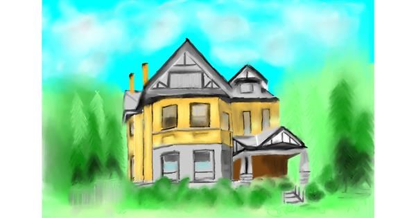 Drawing Of House By Wizard - Drawize Gallery! 315_X_600_jpg