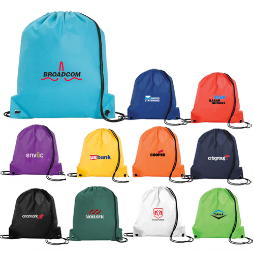 Custom Printed Polypropylene Drawstring Bags