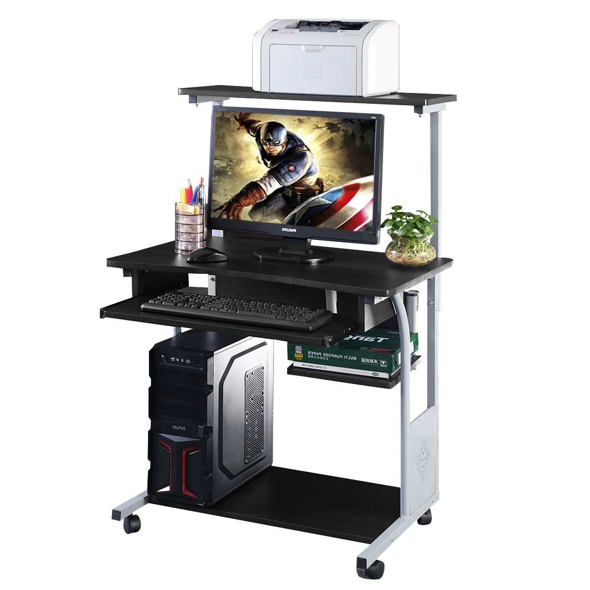 20 Best Computer Desks with Printer Shelf