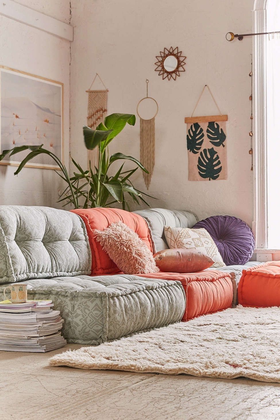 20 Collection of Floor Cushion Sofas