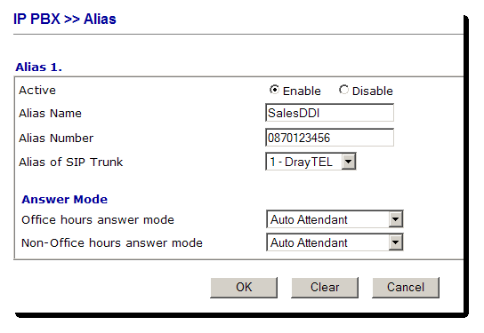 Vigor IP PBX FAQ SIP Trunk