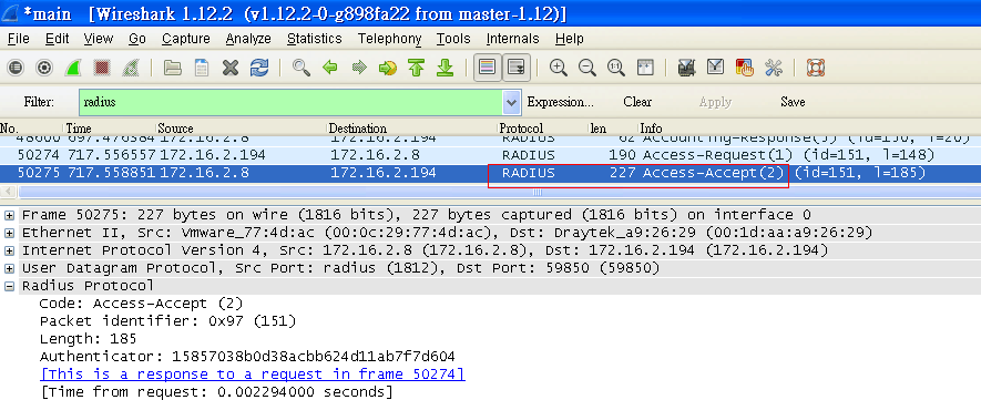 Authenticate Remote DialIn VPN Clients with RADIUS Server DrayTek