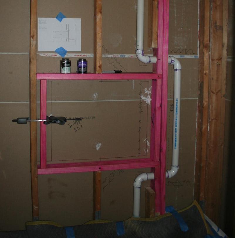 Insight On Framing Inset And Rerouting Vent Pipe Remodeling DIY