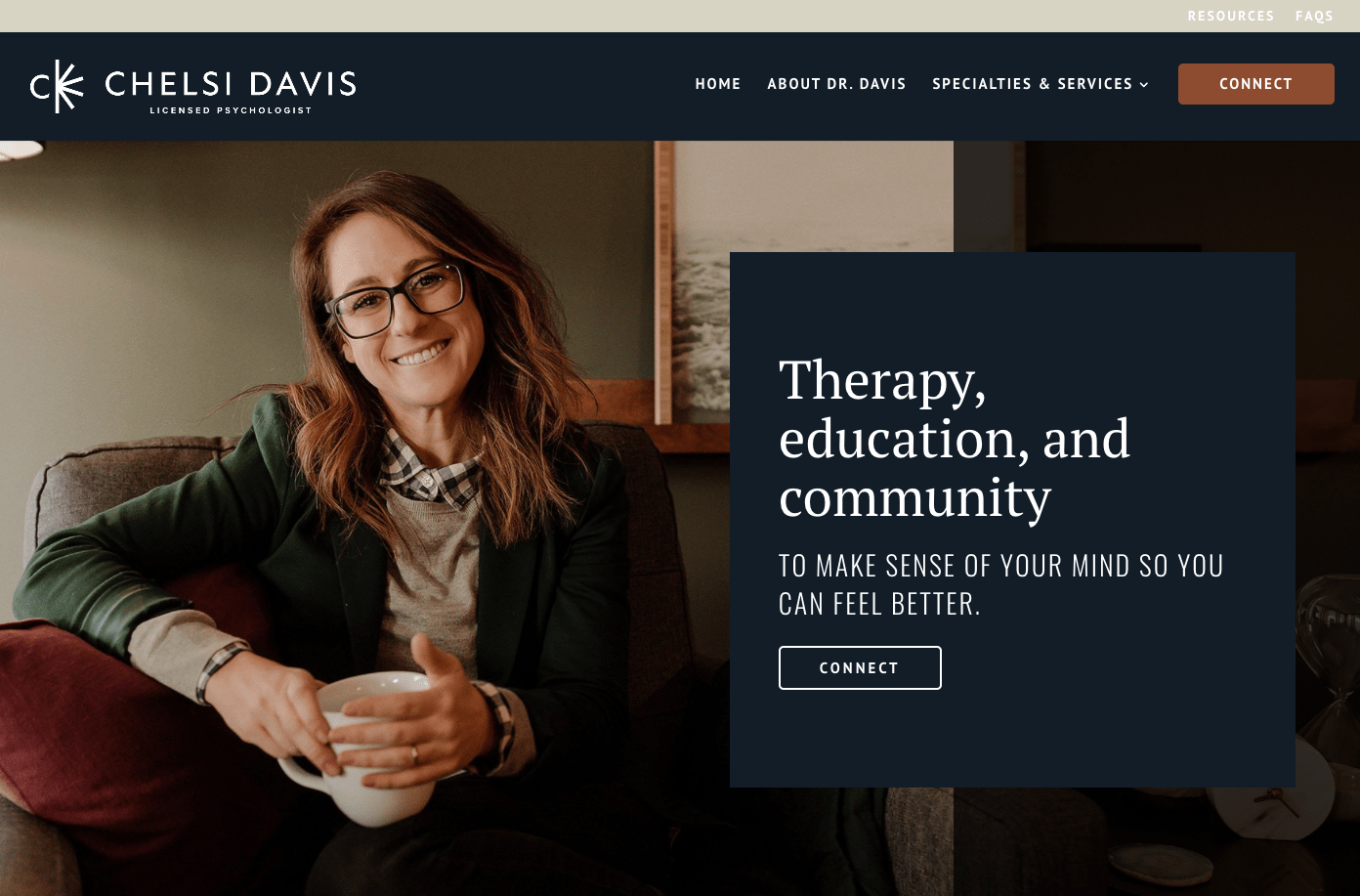 Lincoln, NE Psychologist Anxiety Therapist Dr. Chelsi Davis