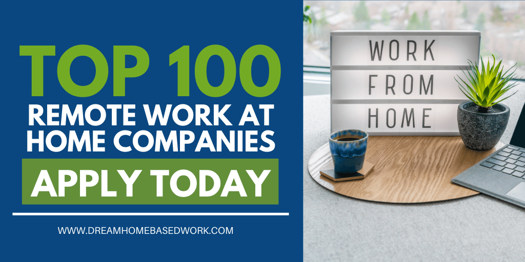 Top 100 Remote Work at Home Companies with Online Jobs finansdirekt24.se