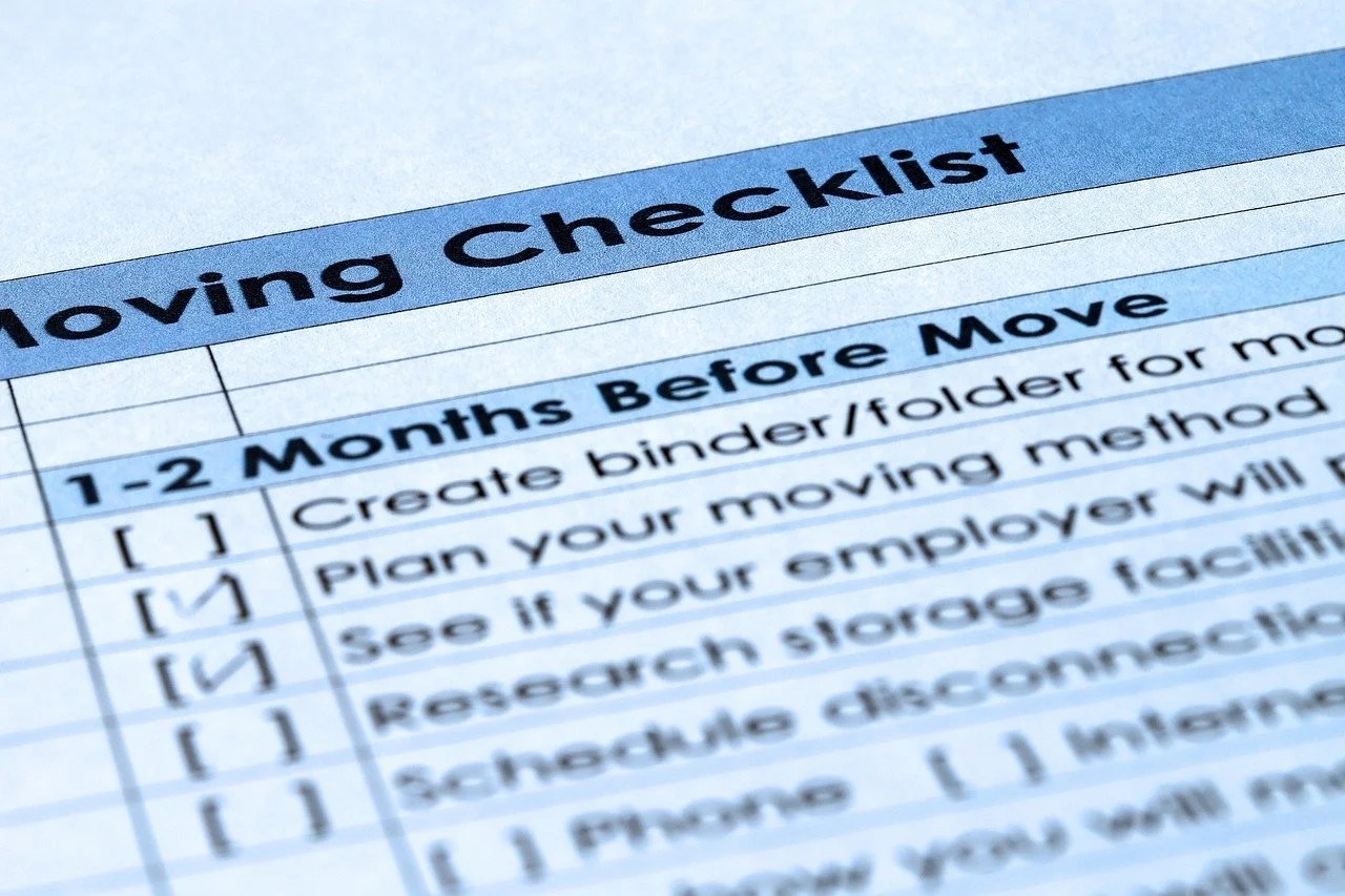 Your Crosscountry Moving Checklist