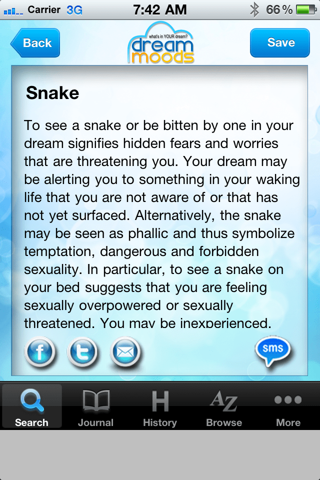 Dream Moods Dream Dictionary App