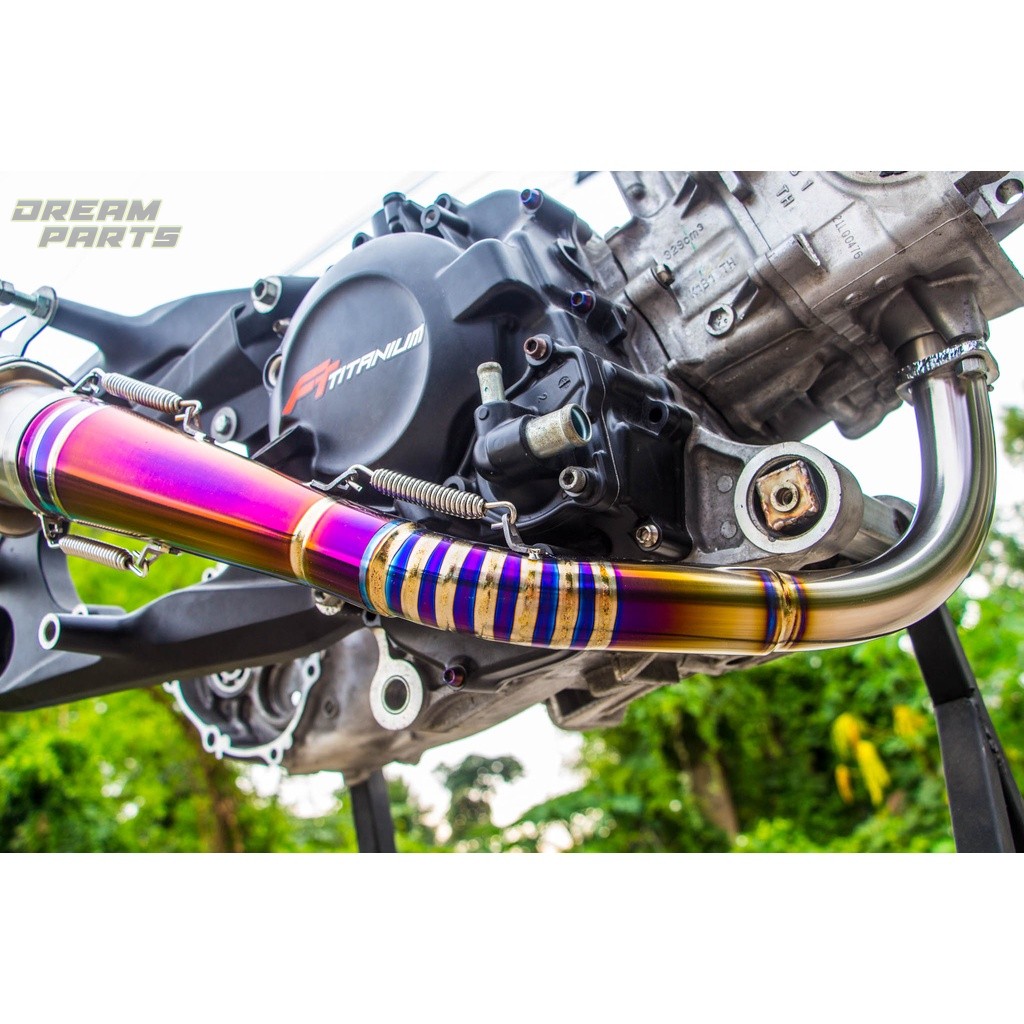 FireTorch Titanium and Stainless Steel Complete Exhaust