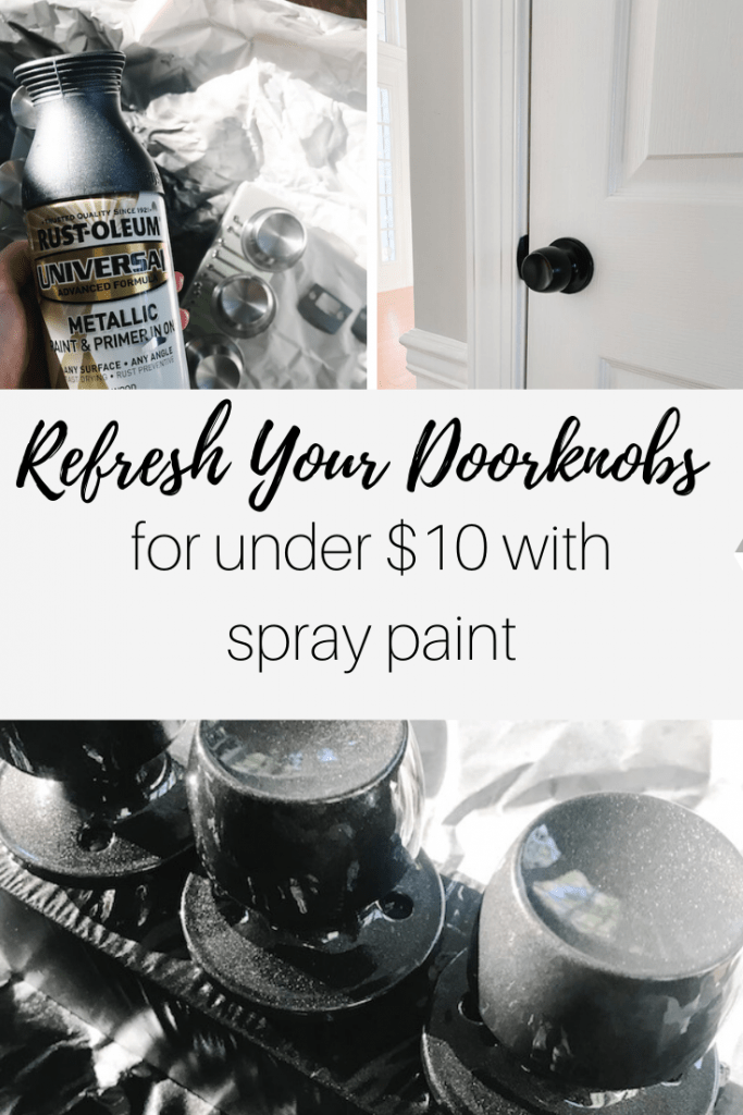 How to Refresh Door Knobs with Spray Paint for Under 10
