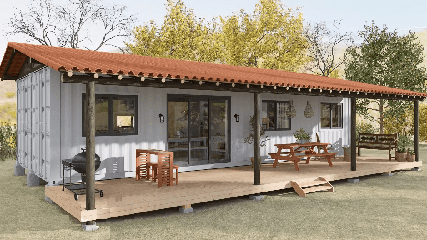 Simple Living Example Shipping Container House Dream Tiny Living