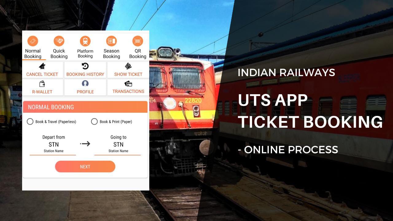 How To Book Unreserved (Local Or Express) Train Tickets On UTS