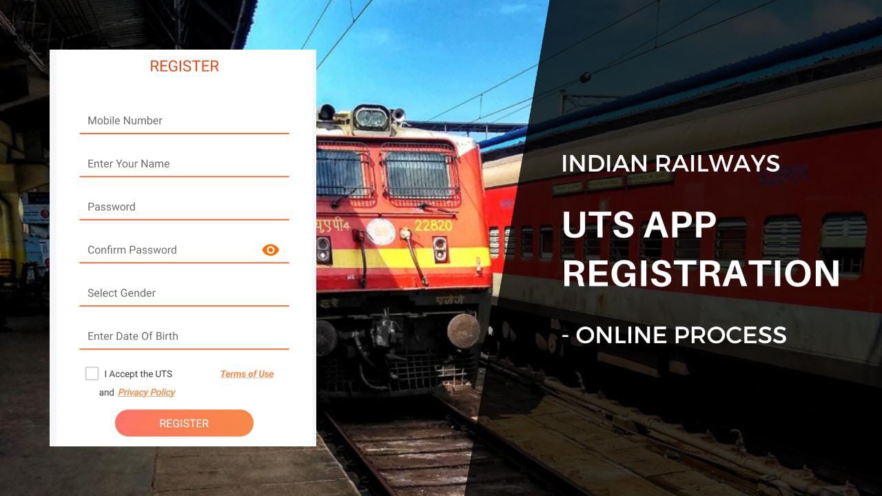Indian Railways UTS App Registration Process Online 2024 Dreamtrix