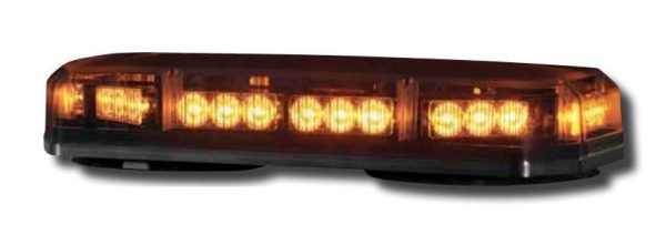 Code 3 Amber Mini Shield Lightbar D.R. Ebel Police & Fire Equipment