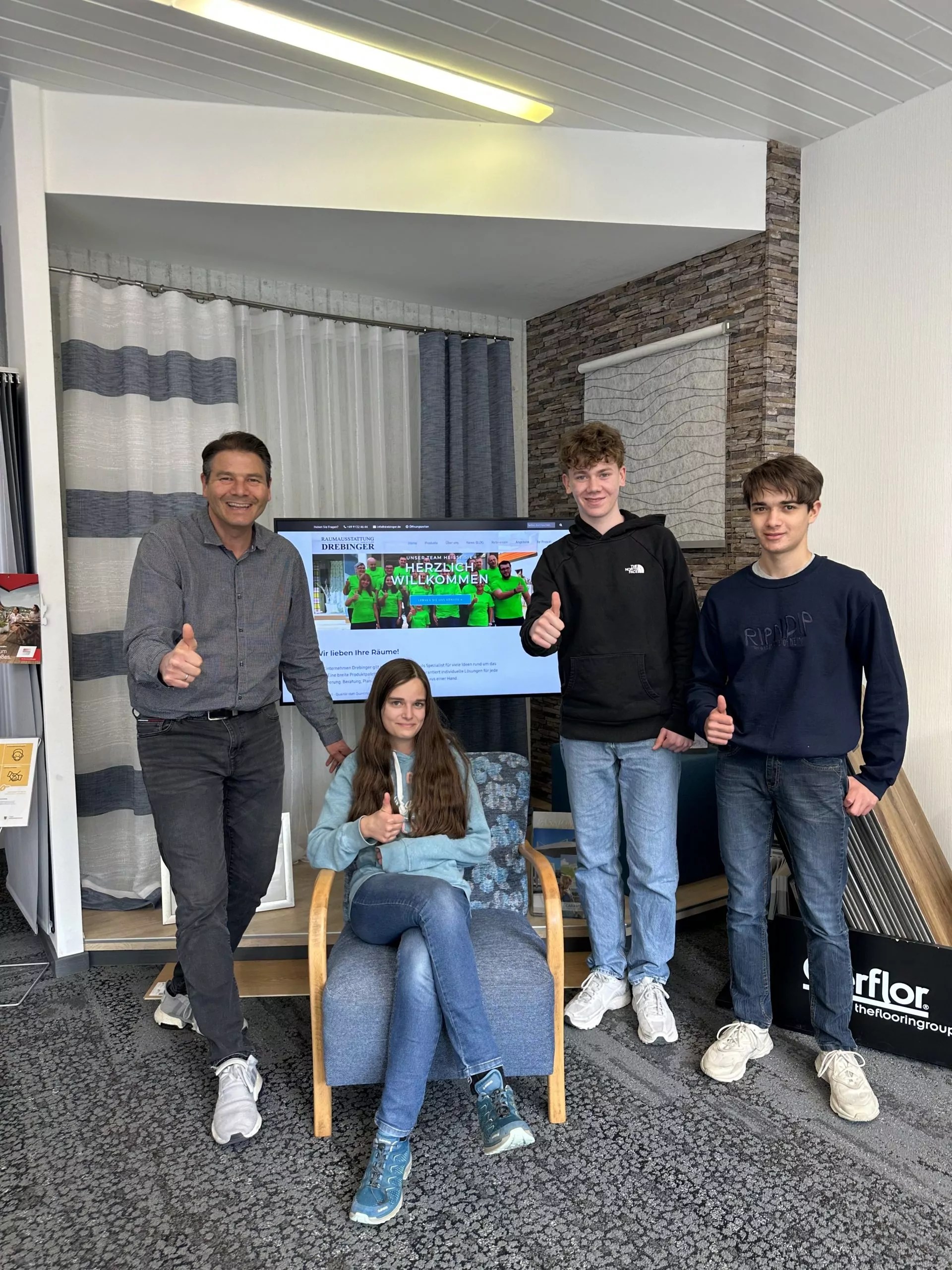 GirlsDay und BoysDay 2023 Praktikum Raumausstattung Drebinger