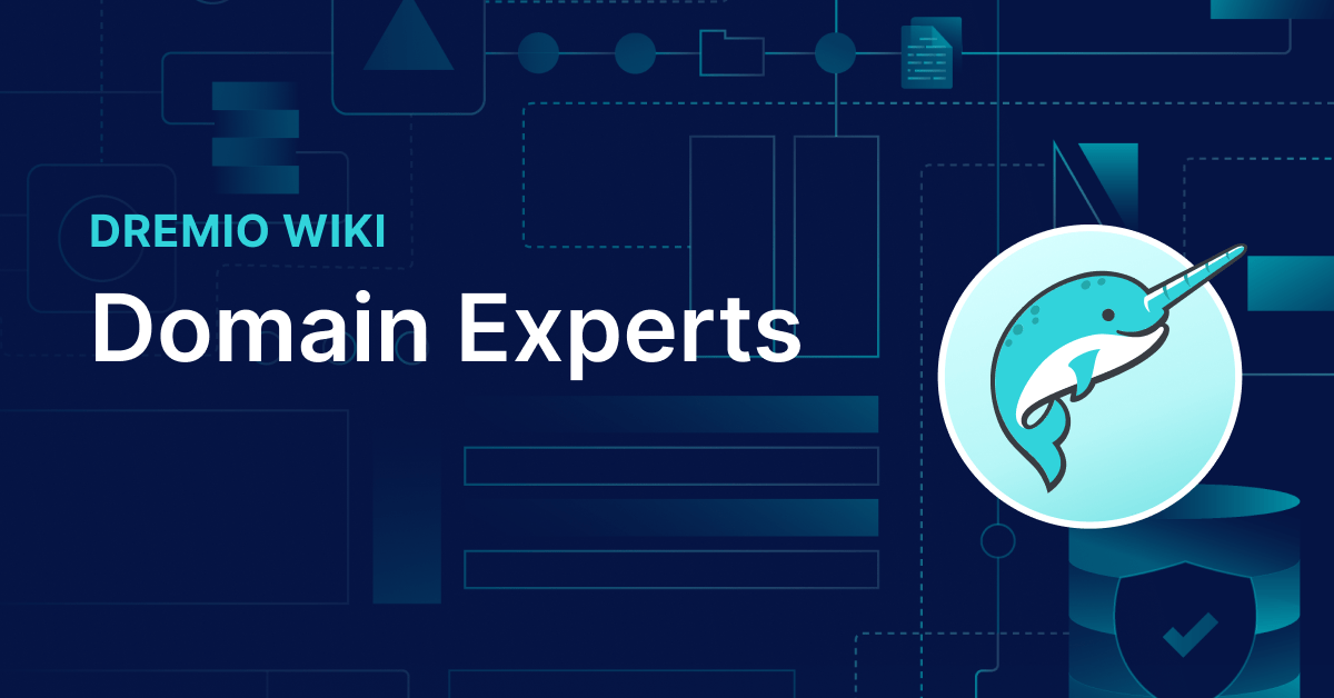 What is Domain Experts? Dremio