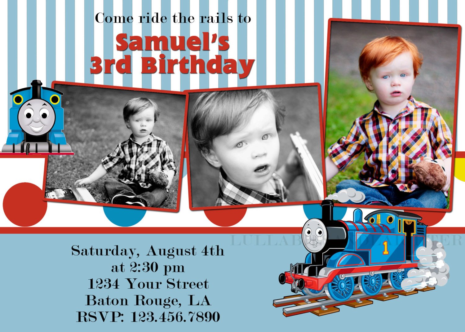 Attractive Thomas The Train Birthday Invitation Ideas Download