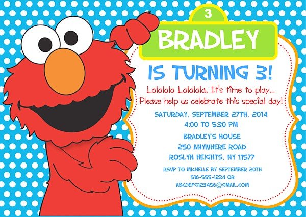 Free Printable Elmo Birthday InvitationsFREE PRINTABLE Birthday Invitation Templates FREE