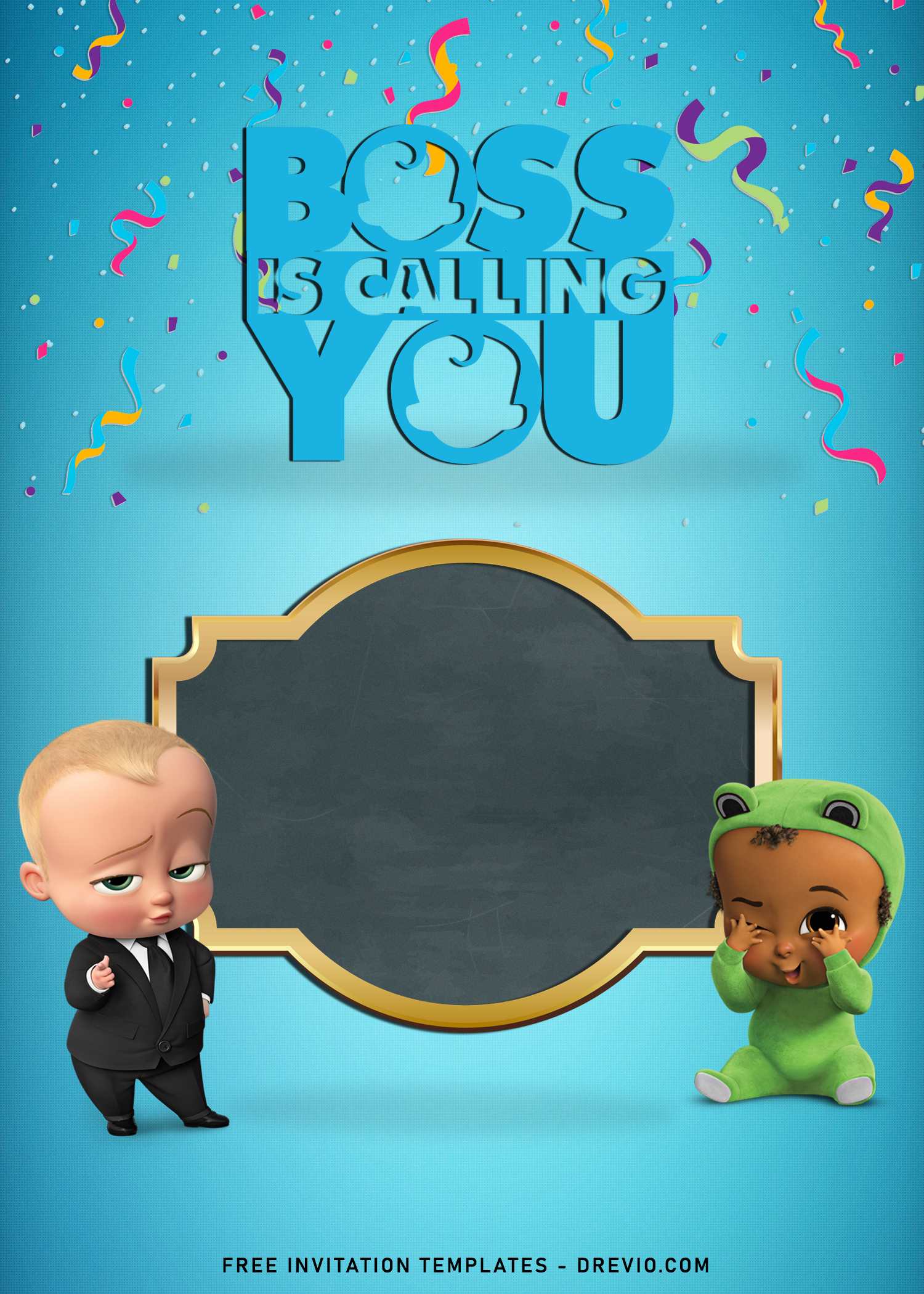 10+ Boss Baby Birthday Invitation Templates Download Hundreds FREE