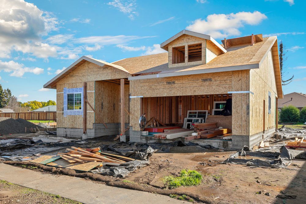 Progress of Santa Rosa New Home Build in Coffey Park