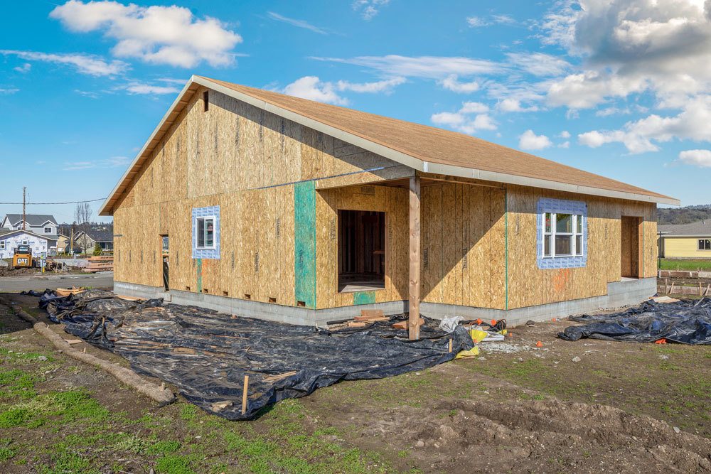 Progress of Santa Rosa New Home Build in Coffey Park