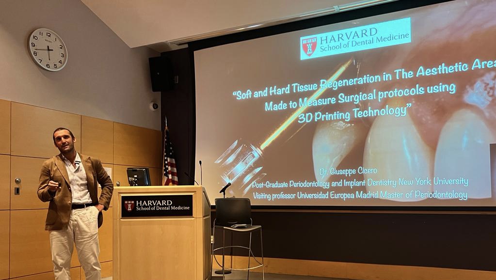 International Periodontology Dr.Giuseppe Cicero lectures at Harvard