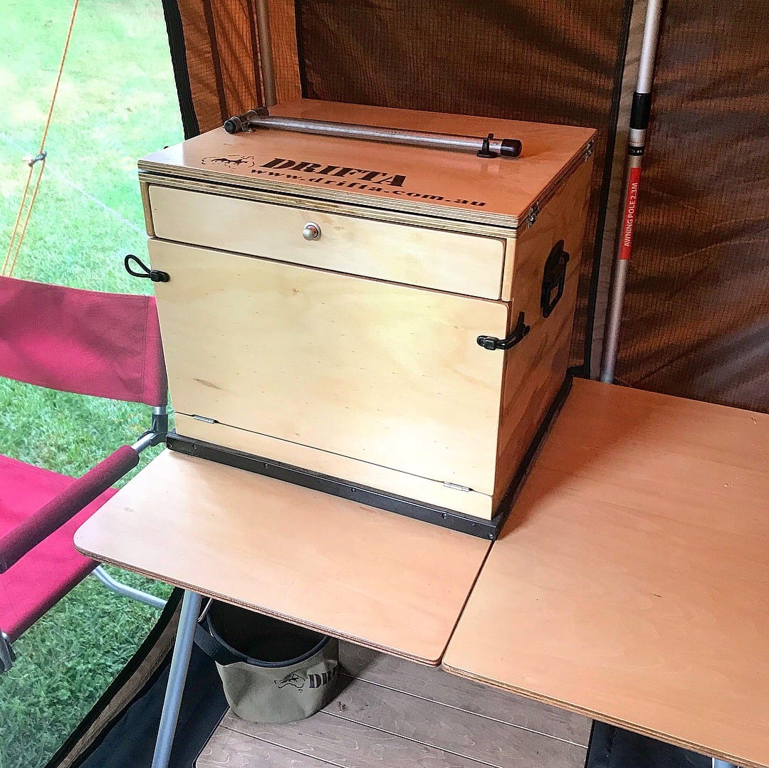 SMALL TRAVEL KITCHEN WITH LID Drifta Camping & 4WD