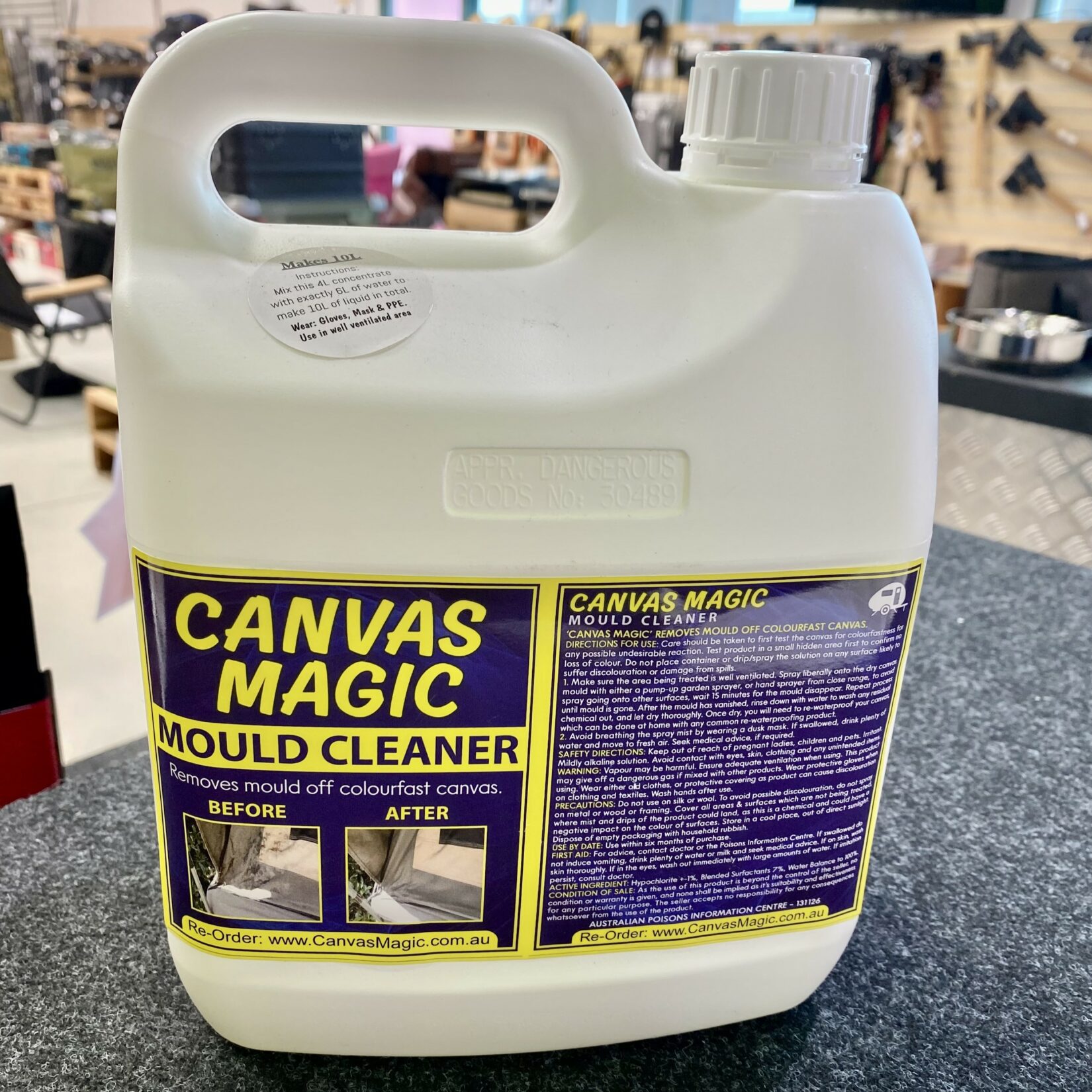 Canvas Magic 10L Mould Cleaner Concentrate Drifta Camping & 4WD