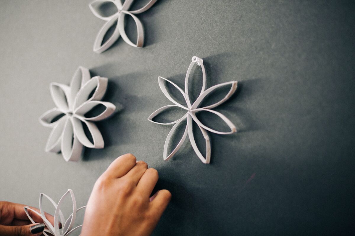 DIY Paper Roll Flowers Bai Flavor Life