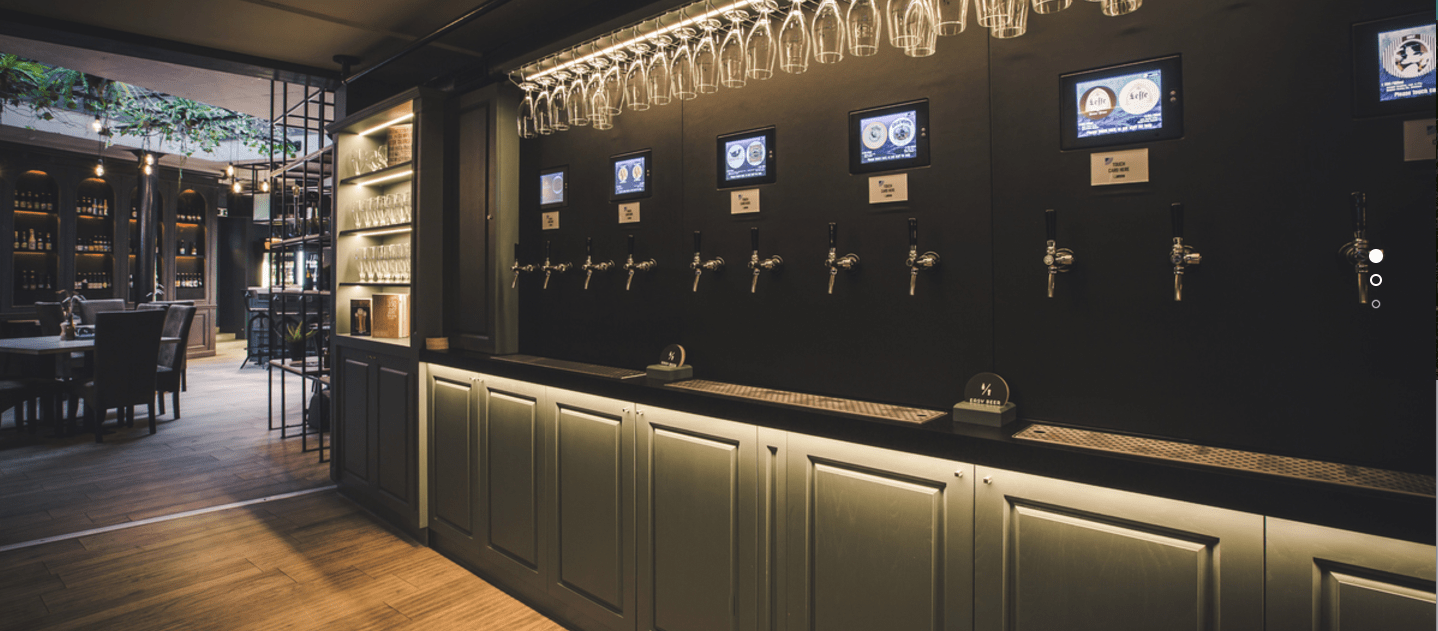 Fabulous Beer Wall with SelfServe Taps in Riga, Latvia Drink Command