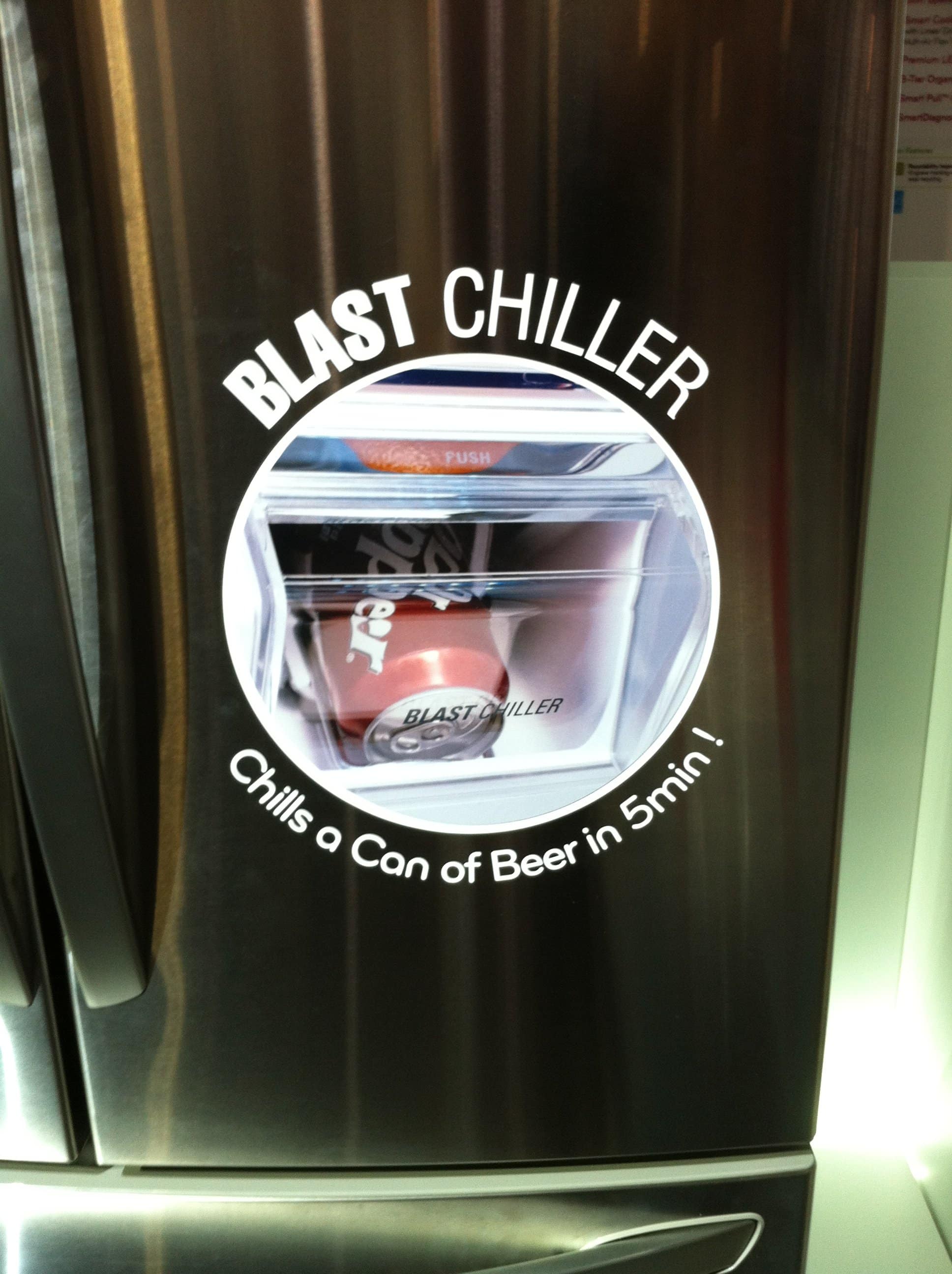 LG's "Blast Chiller" Refrigerator Ices Down Your Beer in 5 Minutes
