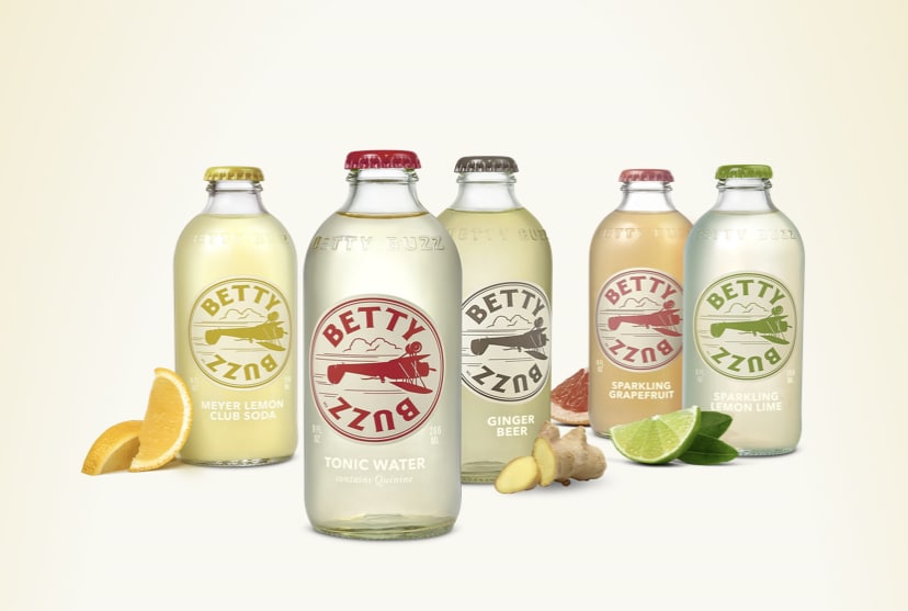 Review Betty Buzz NonAlcoholic Sparkling Mixers Drinkhacker