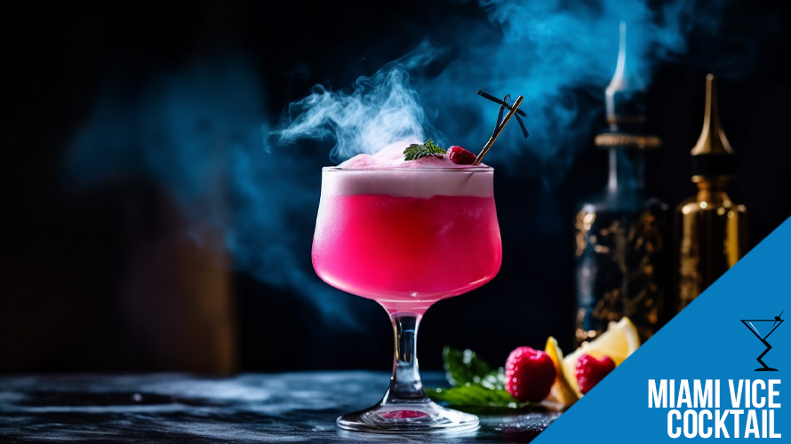 Miami Vice Cocktail Recipe Tropical Layered Delight